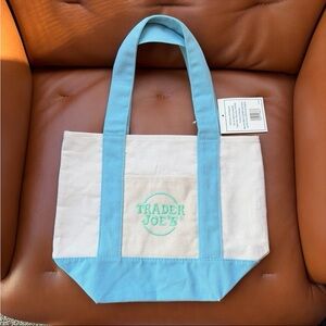 Trader Joe’s Mini Blue Tote Bag
